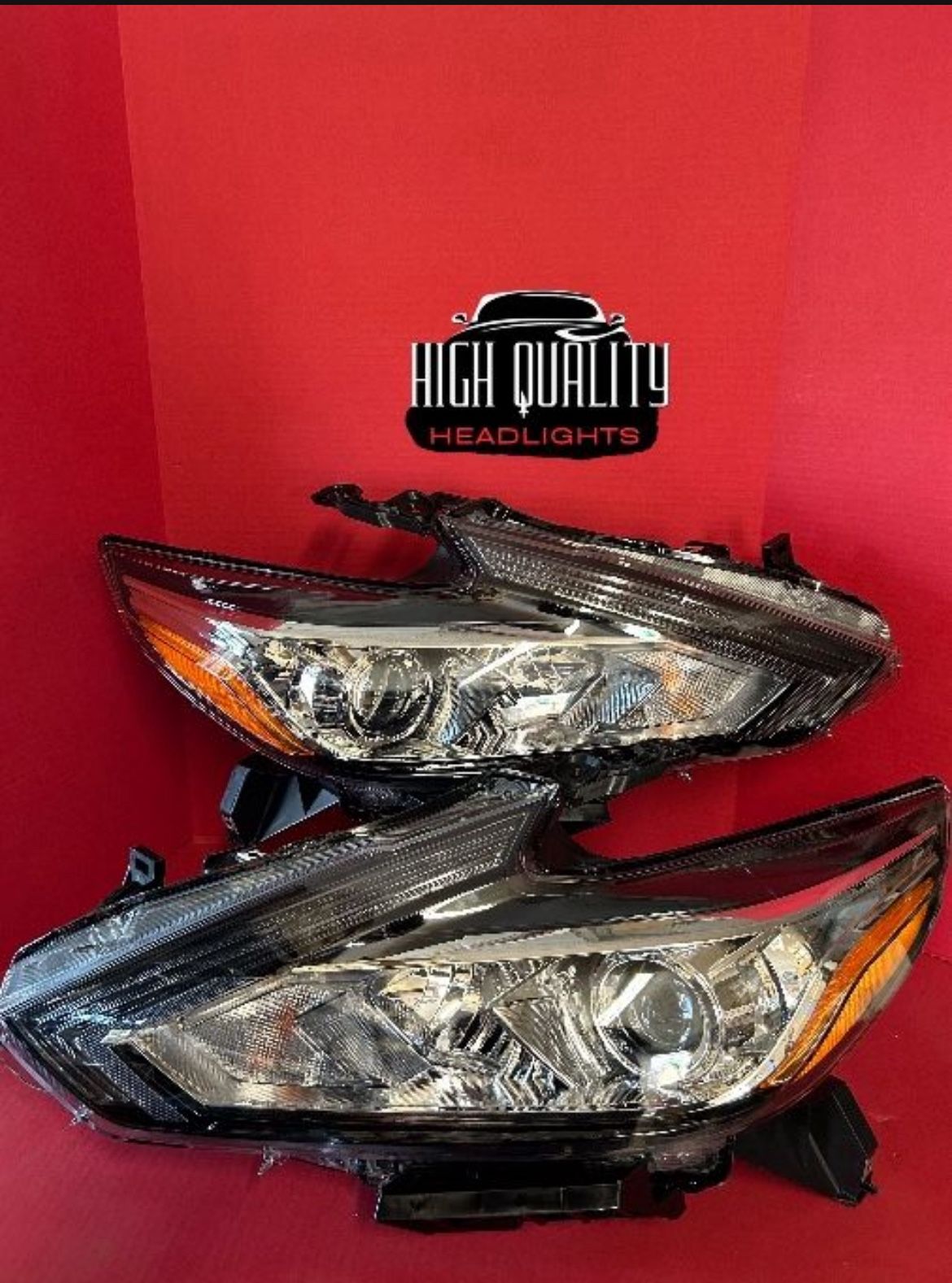 Nissan Altima 2016. 2018 headlights.