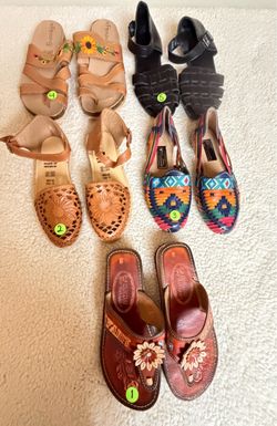 Women’s Mexican Style Leather Sandals
