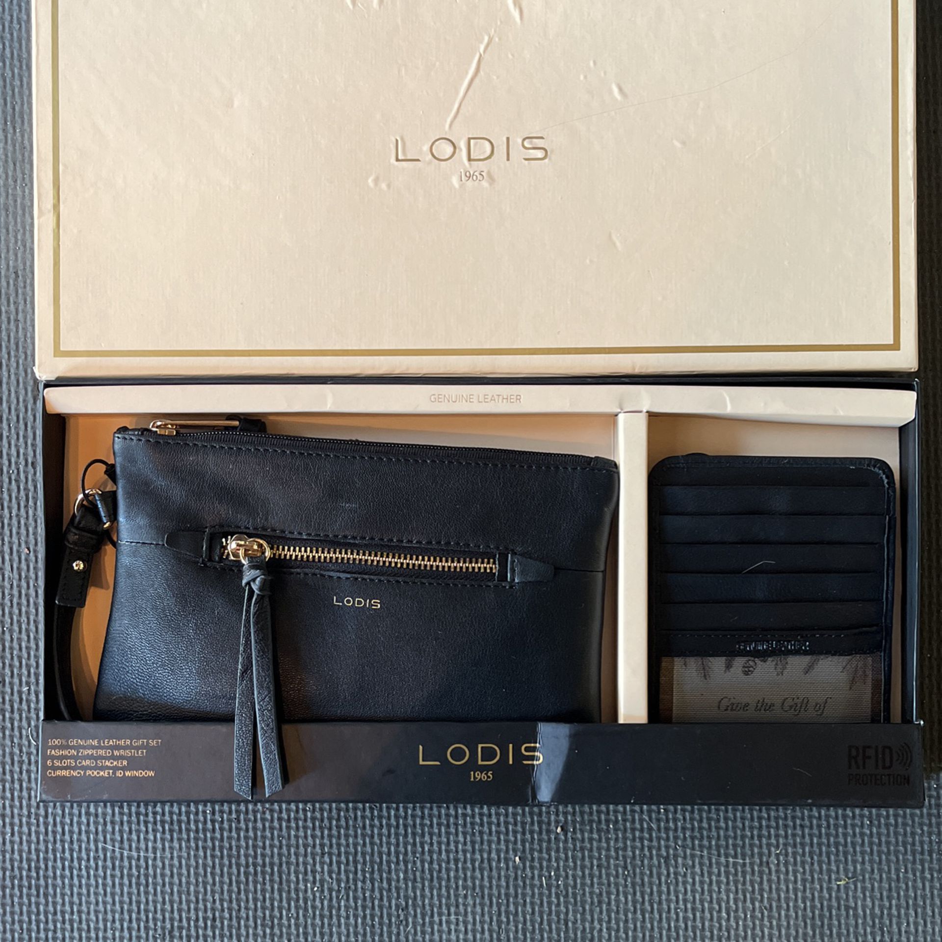 Lodis Wristlet and Card Stacker 