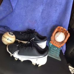 Nike Vapor Fast Flex Kids Baseball Cleats Size 1Y