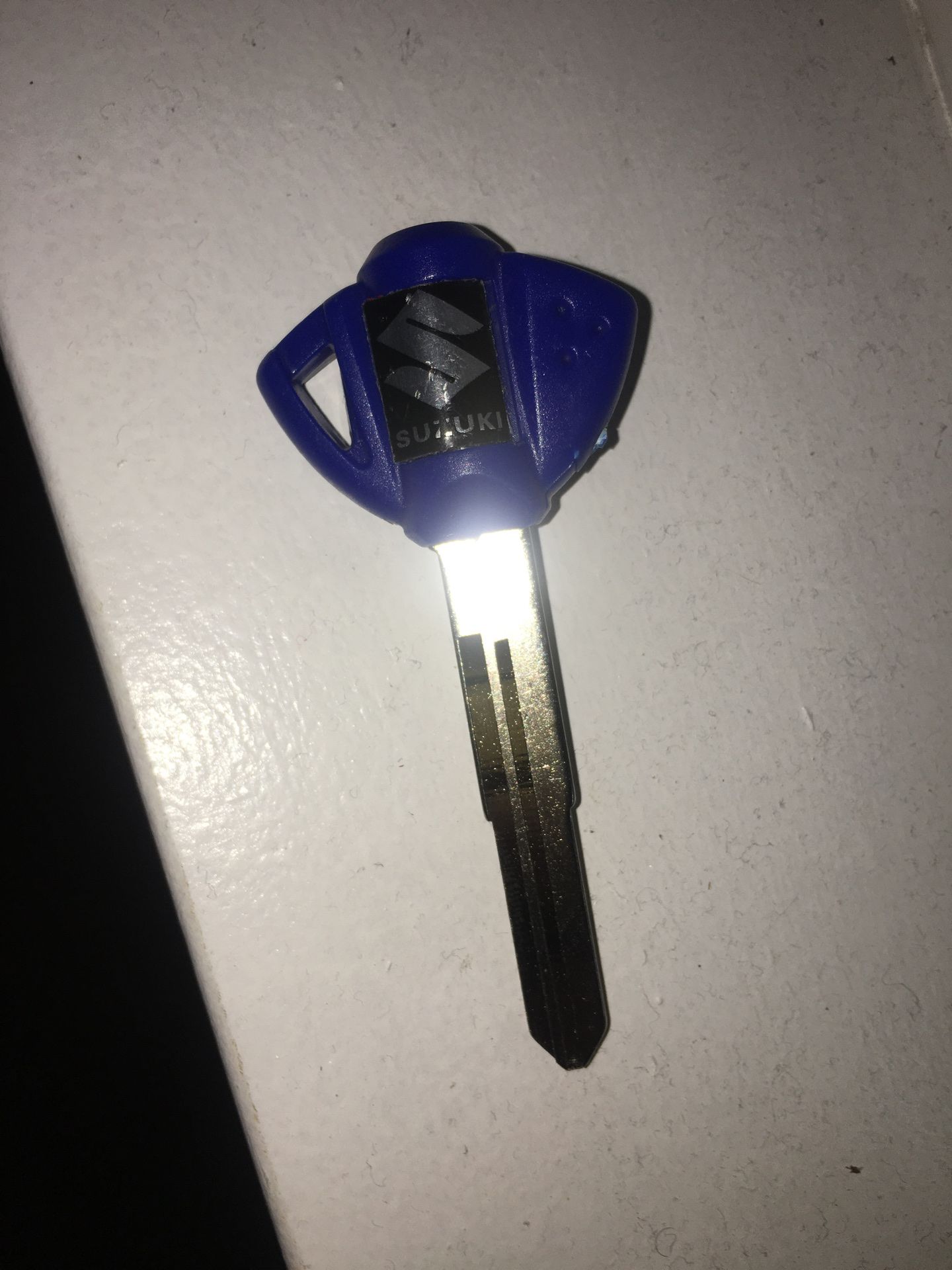 Suzuki motorcycle key never used