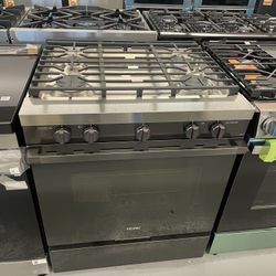 HAIER 30” Slide In Gas Range