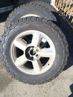 Bfgoodrich Ko3 Tires 6lug 20" Chevy Silverado LTZ Rims (4)