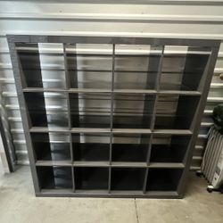IKEA Kallax Record Shelving Grey Reinforced For Vinyl