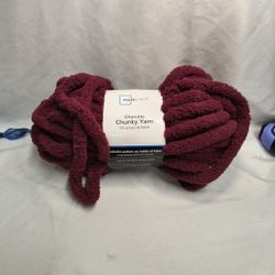 Mainstays chunky chenille online yarn