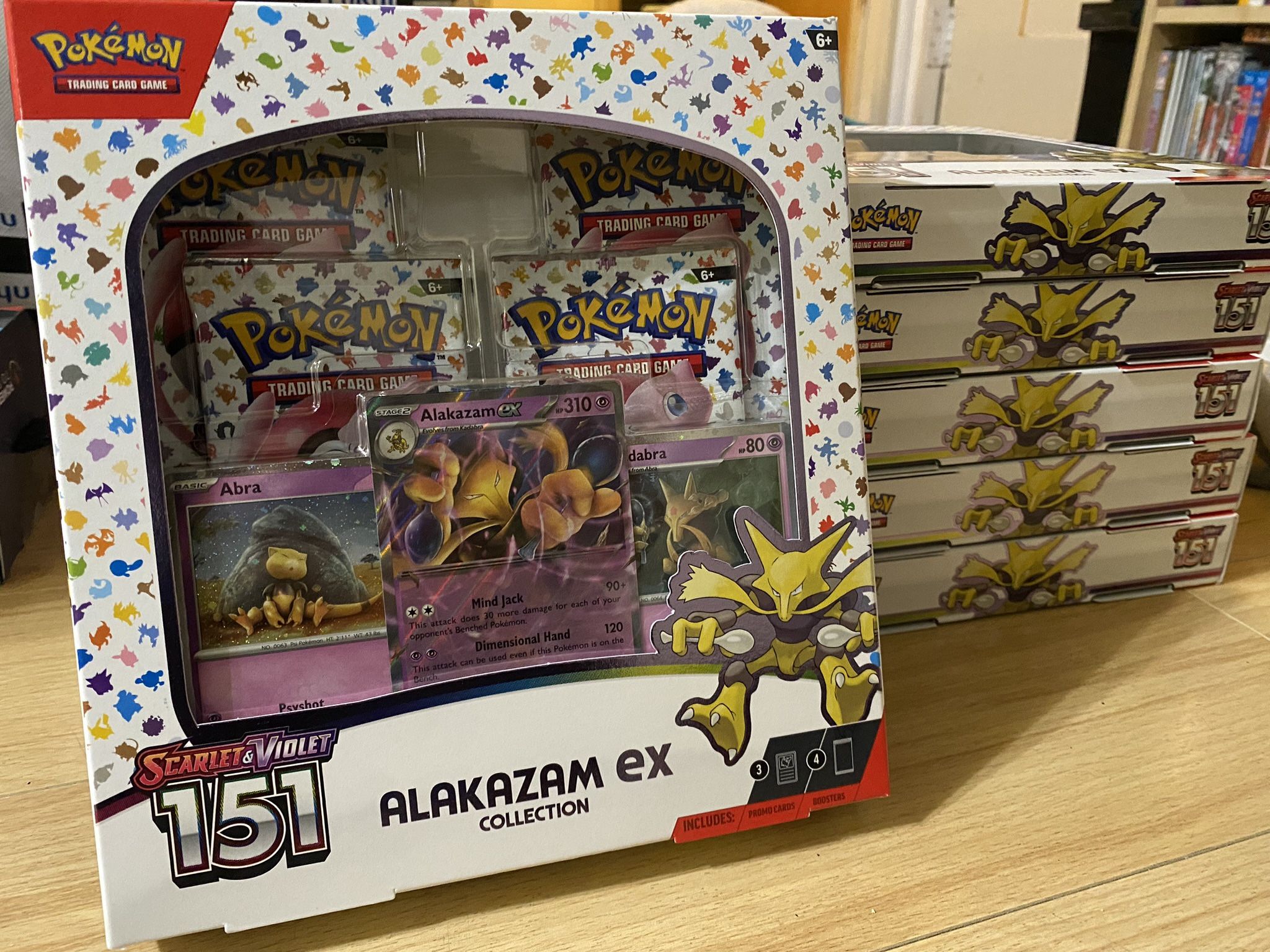 Pokemon 151 Alakazam EX Collection Box Set