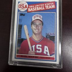 1985 Topps Mark McGwire #401 (RC)