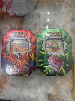 Pokemon card tins