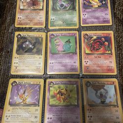 Base set,fossil,jungle and team rocket cards to complete your collection