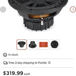 Kicker 12 Subwoofer Out Of Box Like New