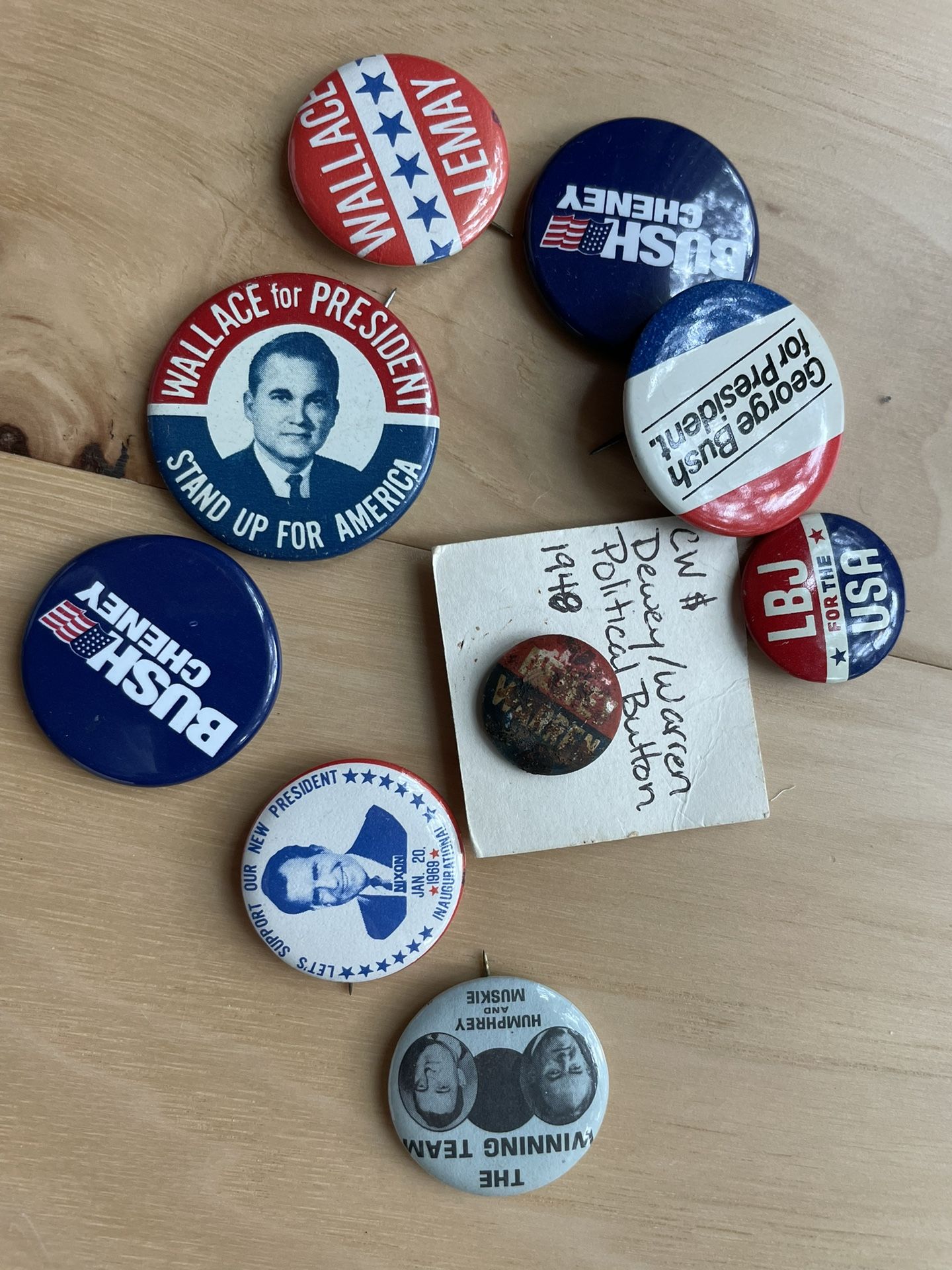 Vintage Political Buttons