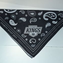 Los Angeles KINGS Bandana-From Country Night 2024-KINGS vs Ducks -/A5-641