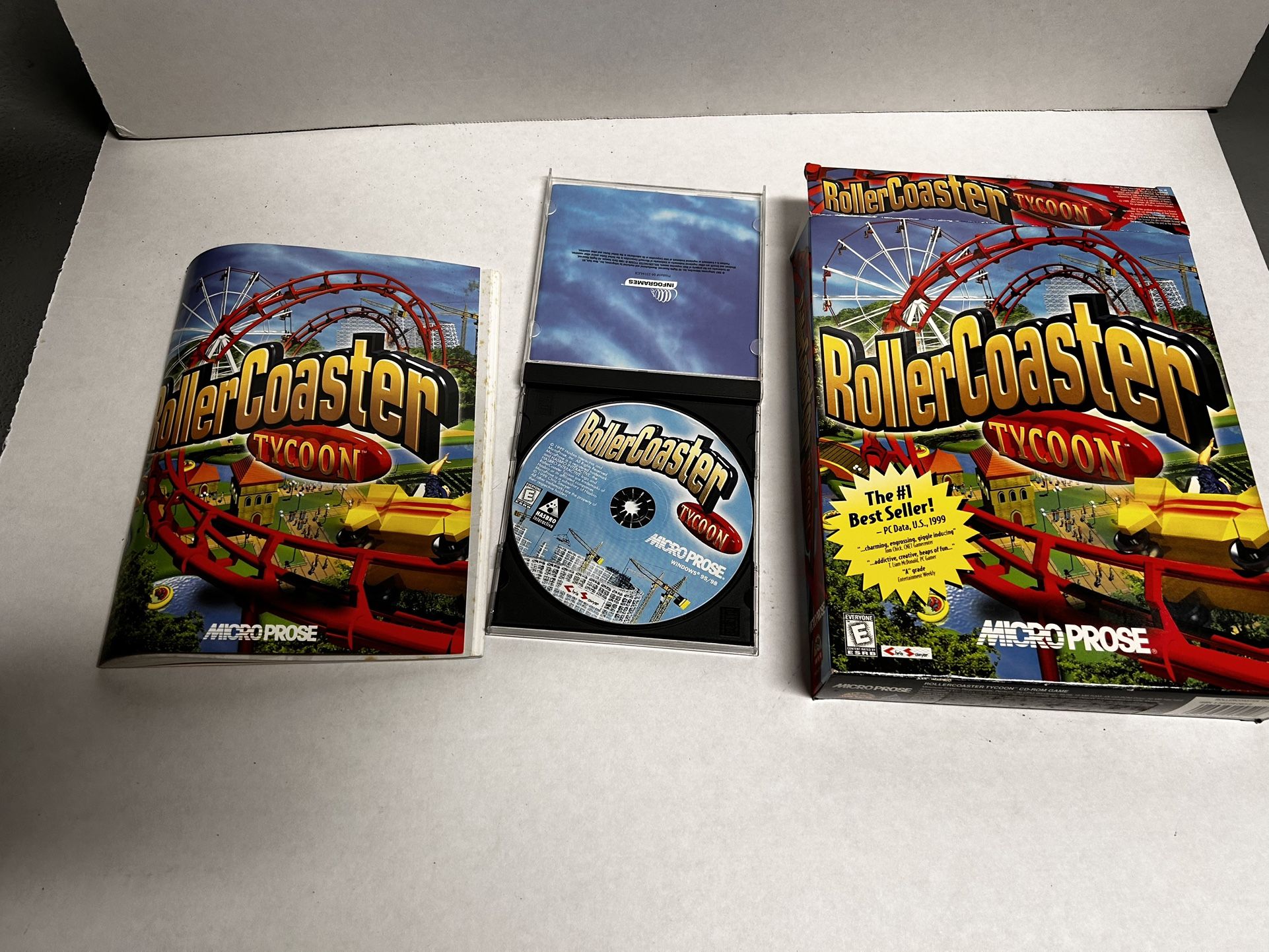 Game /pc Electronics Roller Coaster Tycoon 