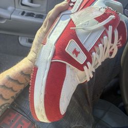 Red Loui Vuitton Trainers