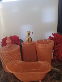 Bathroom  Accessory Set. Color  Of  Your Choice. 