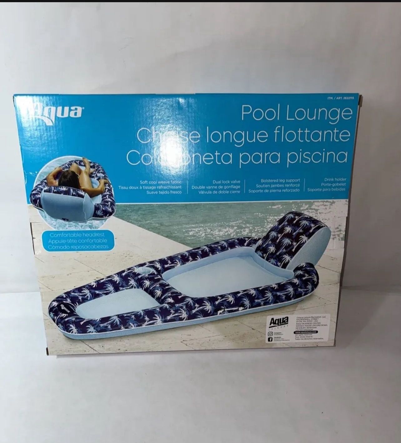 Aqua Pool Lounger Extra Long Brand New