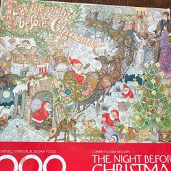 “ NIGHT BEFORE CHRISTMAS “ Puzzle