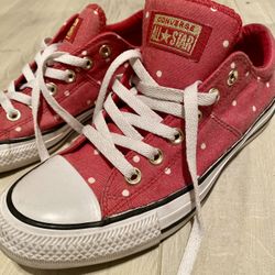 Converse Chuck Taylor All Star Madison Ox Red White Gold Womens Size 8 560690C
