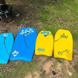 Boogie Boards Qty 4 
