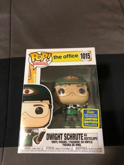 Dwight Schrute as Recyclops Sdcc Exclusive funko pop