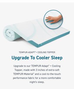 Tempur-Pedic Mattress Topper (cooling, twin long)