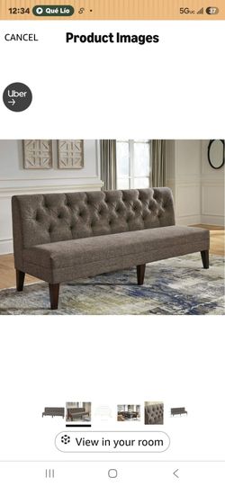 Elegant Gray Tufted Dining Benches & Chairs – 4 Pieces