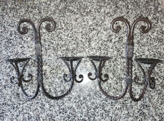Candle wall sconce