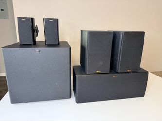 Klipsch home theater speakers set 5.1