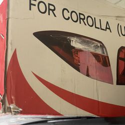 2017 Corrola Le.  Left Tail Light