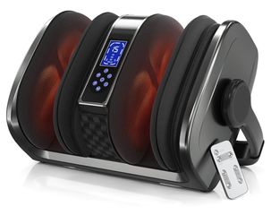TISSCARE Foot Massager with Heat: FSA HSA Eligible Shiatsu Foot Massager for Plantar Fasciitis, Neuropathy, Circulation and Pain Relief for Foot Calf 