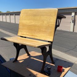 Antique School Desk