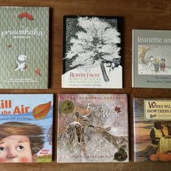 Lot of 6 Fall & Winter Children’s Books in Excellent Condition
