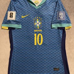 Brazil (2024/25 Away Jersey) Neymar Jr. 10, Size: Large