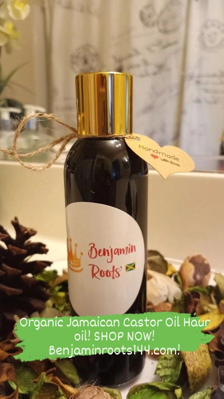Hand/Home-Made Organic Jamaican Castor Oil Hair Oil