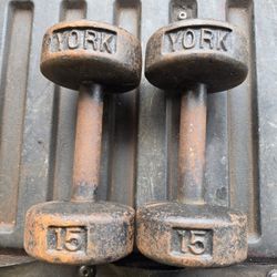 Weight York Roundheads Dumbbells 