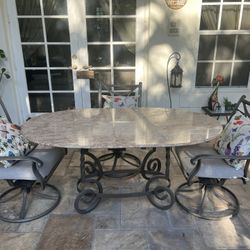 Marble Stone Dining Table 