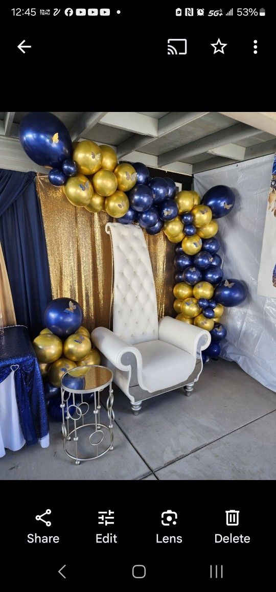 Silla Se Trono  Throne Chair