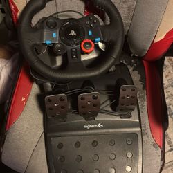 Ps5 Steering wheel And 3 Pedal 
