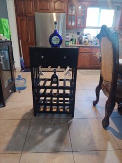 Napa 20 Bottle Wine Holder Tower  Liveng Wood Medid38"/..23
