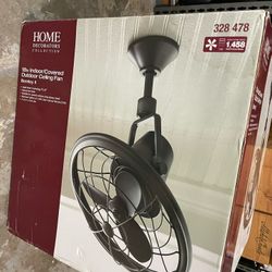 Home decorators 18 Inches Indoor Outdoor Ceiling Fan