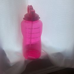 Extra Large Pink Water Bottle