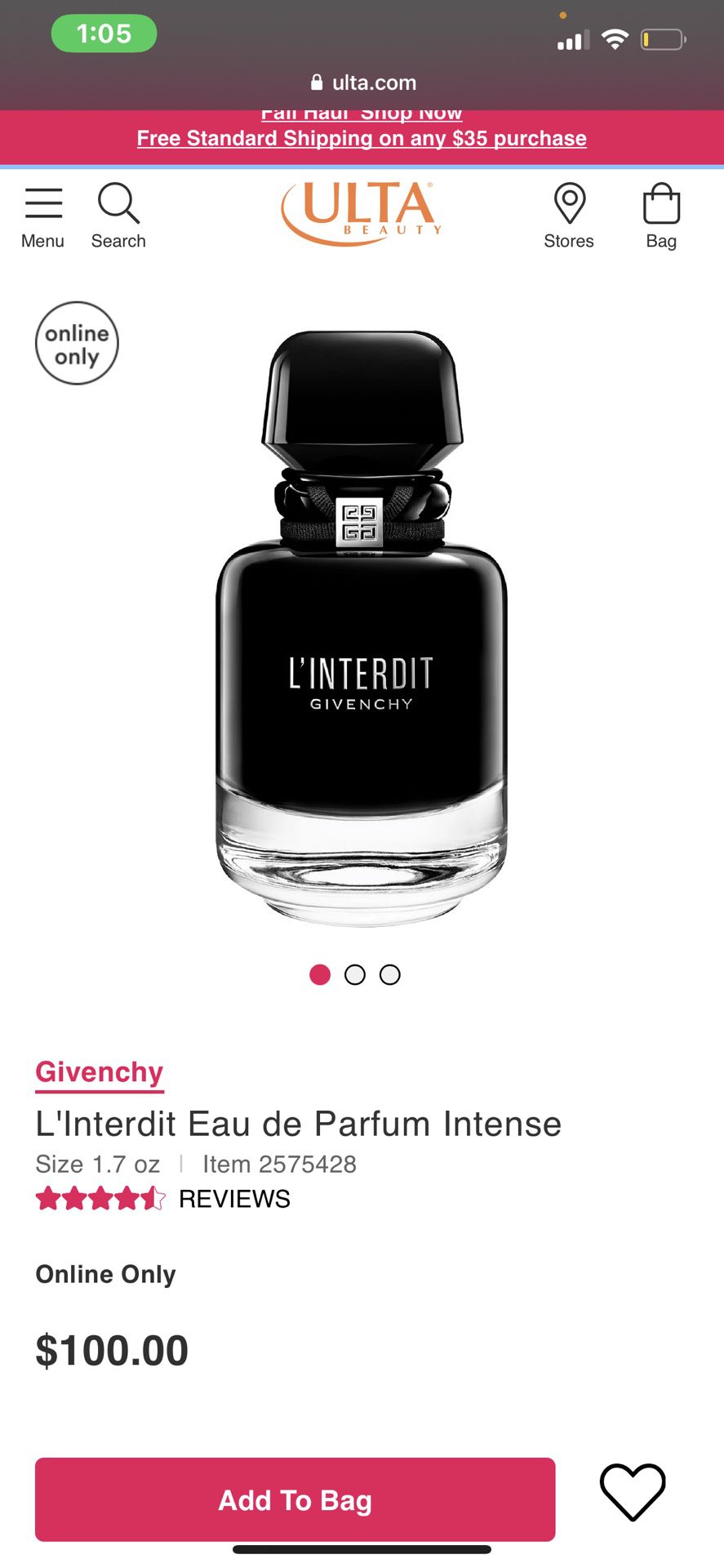 Givenchy I’lnterdit Eau De Parfum