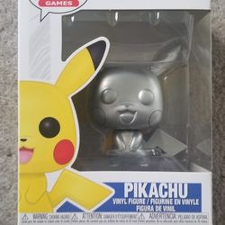 Pokemon Funko Silver Pikachu NEW