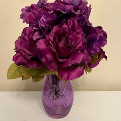 Silk Flowers/vases