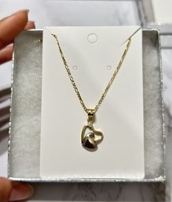 14k Gold Heart Necklace