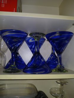 6 Wine Glasses Fro Mexico