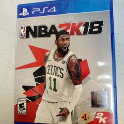 PS4 NBA2K18 game Kyrie Irving