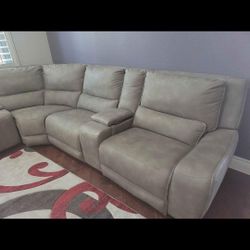 Swade leather couch