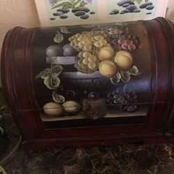 Small Painted Chest 16x12 Inches 