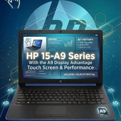Blue Laptop HP Touch Like New ❤️